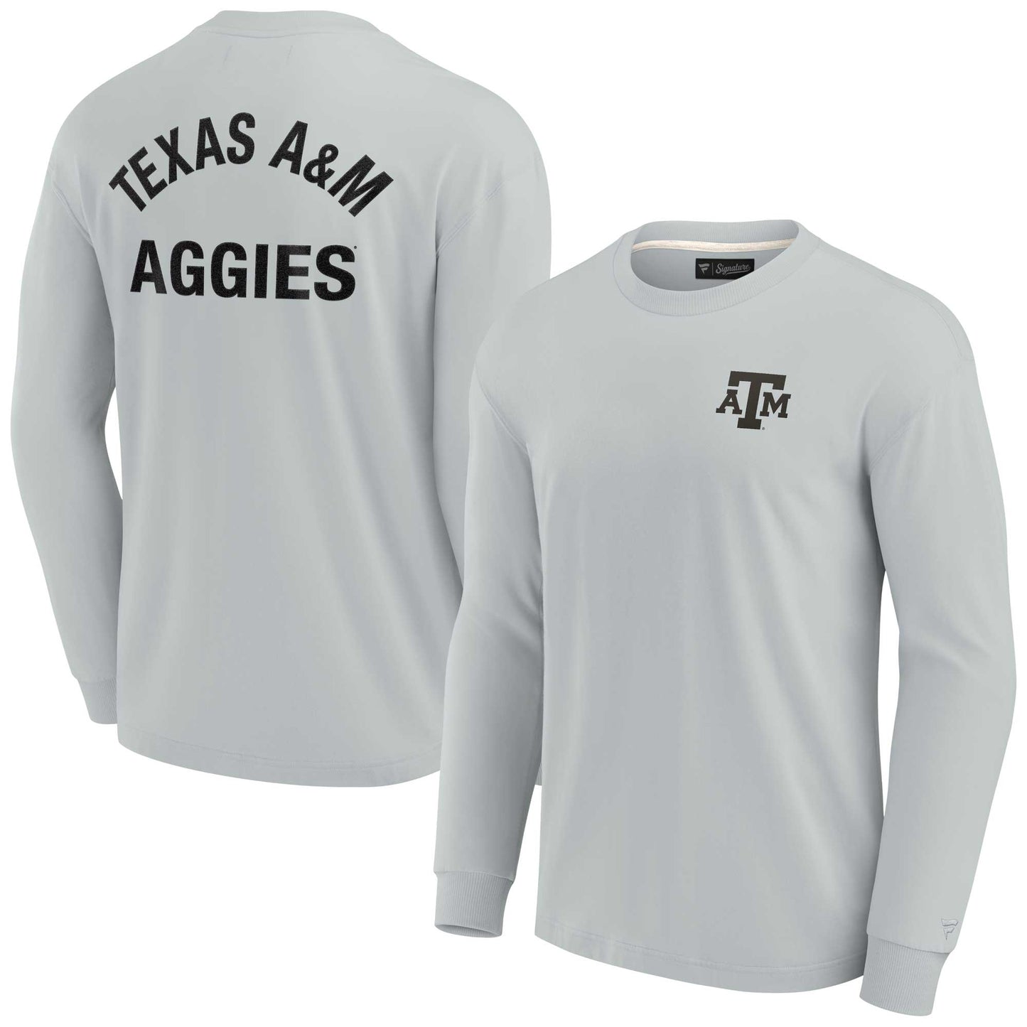 Unisex Fanatics Gray Texas A&M Aggies Elements Super Soft Long Sleeve T-Shirt