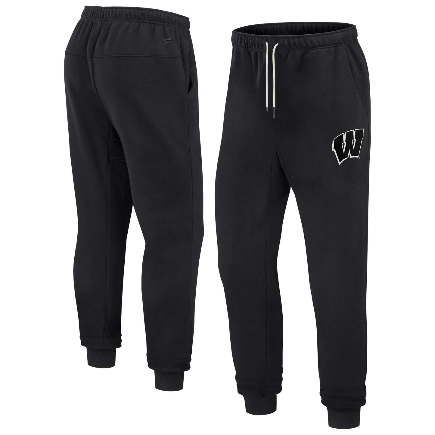 Unisex Fanatics Black Wisconsin Badgers Elements Super Soft Fleece Jogger