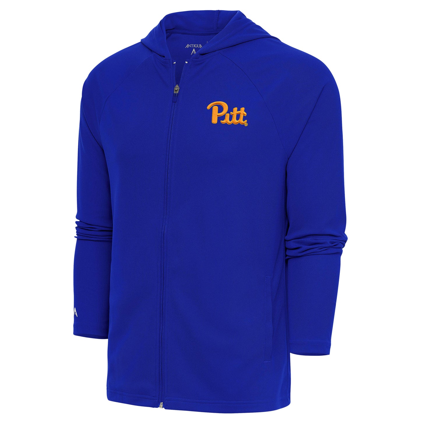 Men's Antigua Royal Pitt Panthers Legacy Full-Zip Hoodie