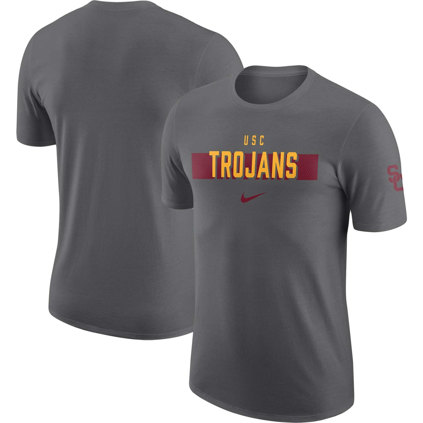 Men's Nike Gray USC Trojans Campus Gametime T-Shirt