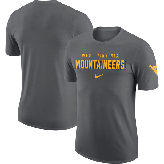 Men's Nike Gray West Virginia Mountaineers Campus Gametime T-Shirt