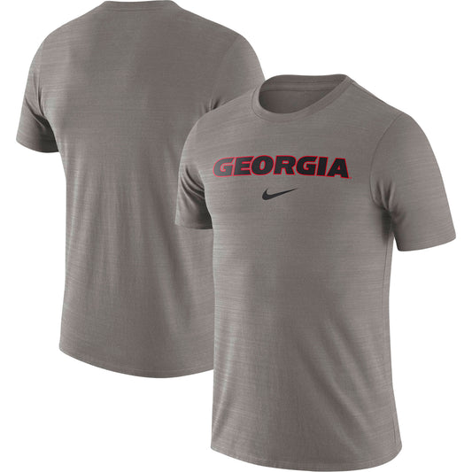 Men's Nike Gray Georgia Bulldogs Velocity Performance T-Shirt