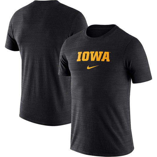 Men's Nike Black Iowa Hawkeyes Velocity Performance T-Shirt