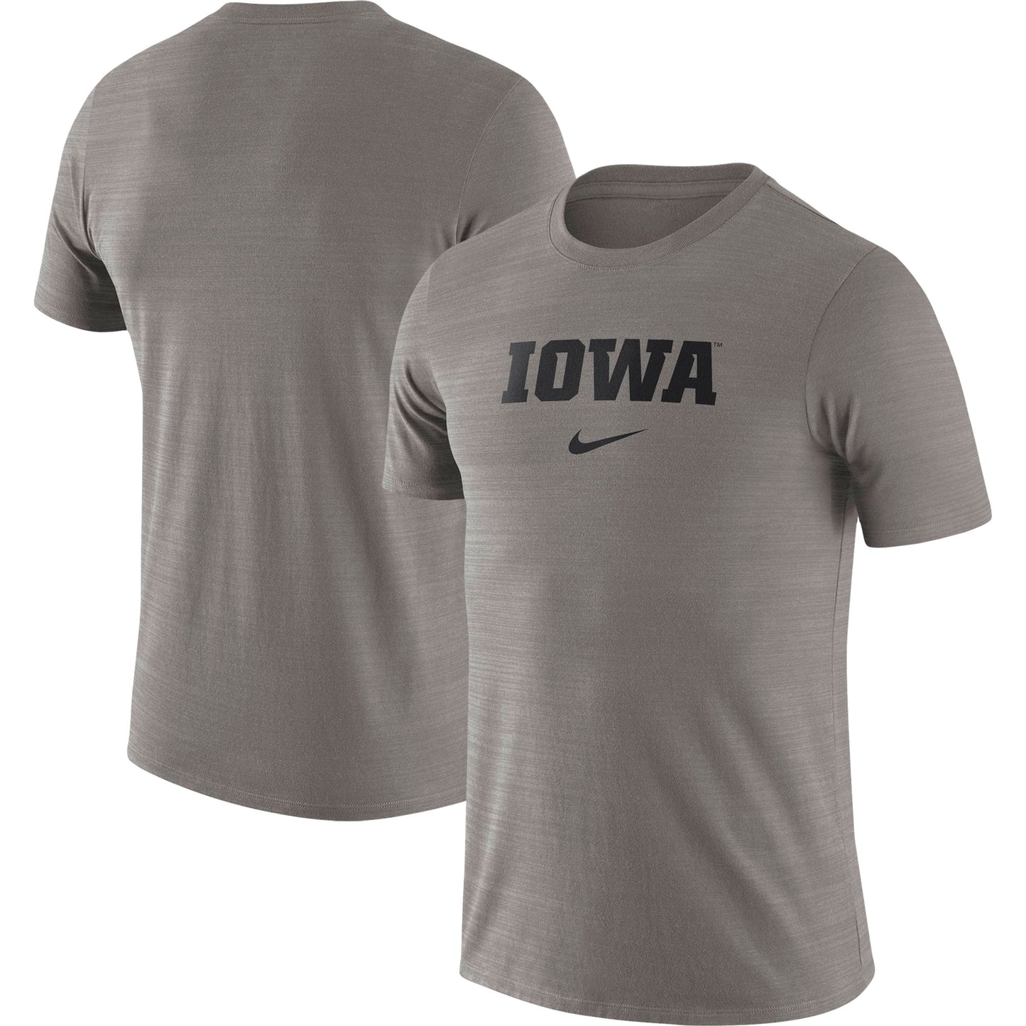 Men's Nike Gray Iowa Hawkeyes Velocity Performance T-Shirt