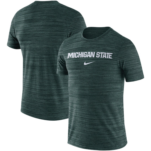 Men's Nike Green Michigan State Spartans Velocity Performance T-Shirt