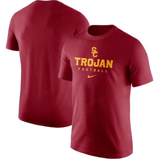 Men's Nike  Cardinal USC Trojans 2023 Sideline Performance T-Shirt