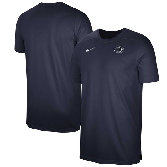 Men's Nike  Navy Penn State Nittany Lions Sideline Coaches Performance Top