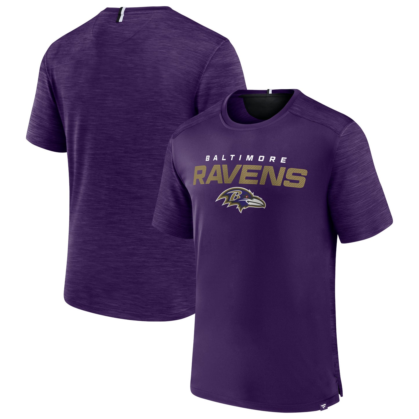 Men's Fanatics Purple Baltimore Ravens Defender Evo T-Shirt