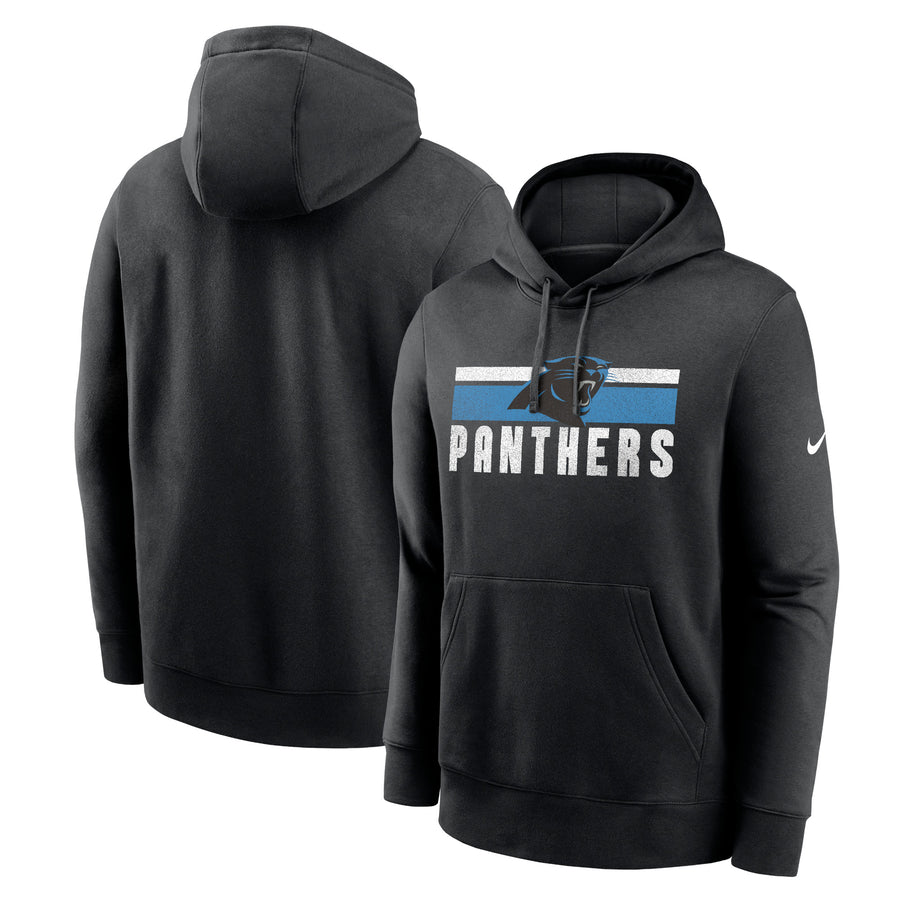 Men's Nike Black Carolina Panthers Club Fleece Pullover Hoodie