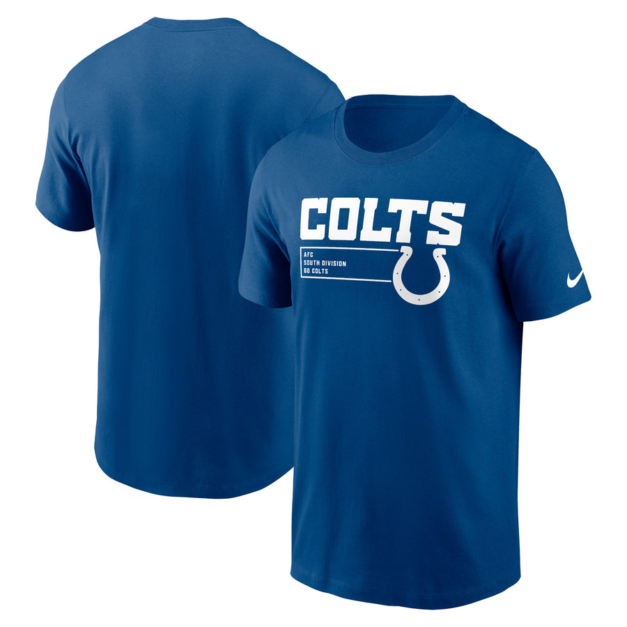 Men's Nike Royal Indianapolis Colts Division Essential T-Shirt