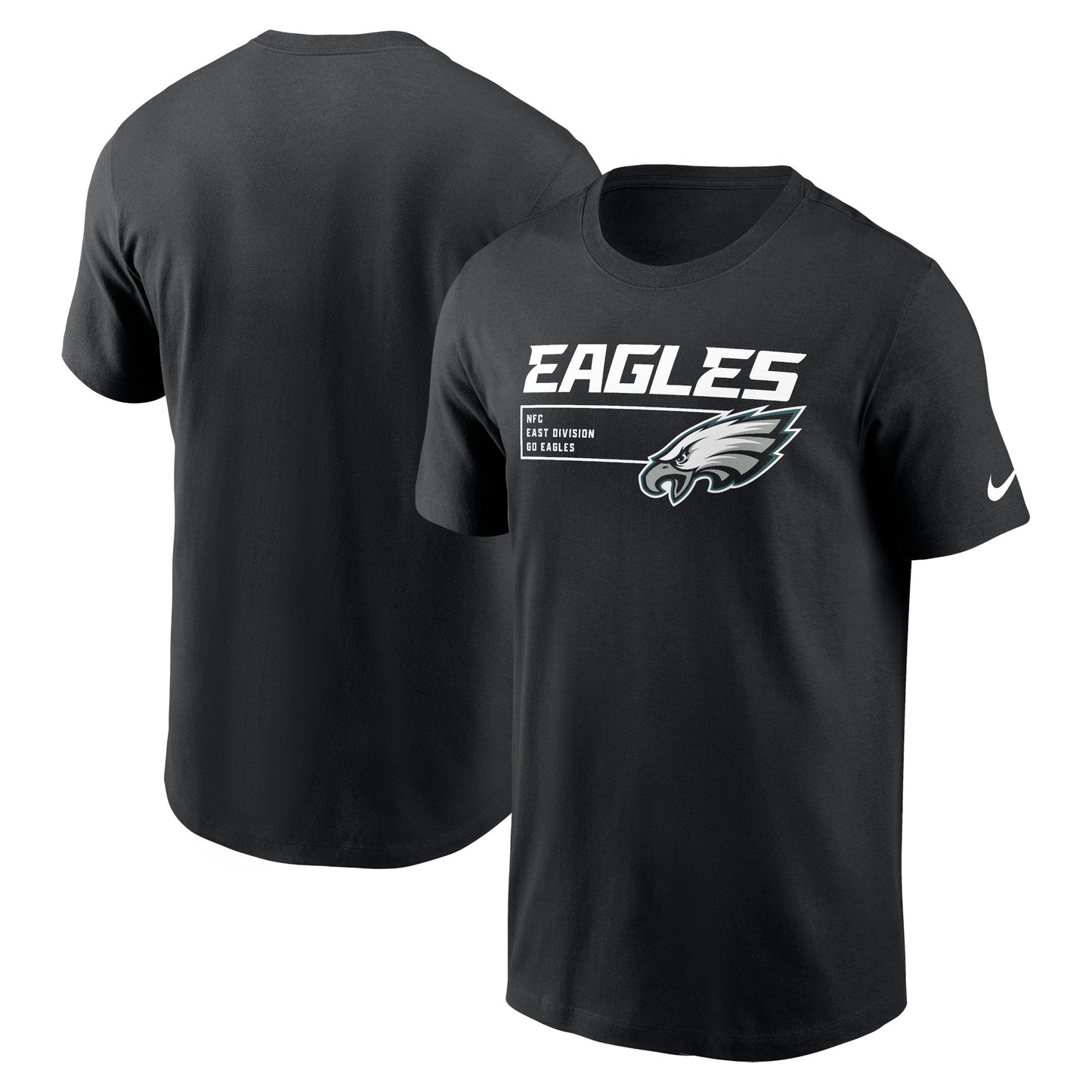 Men's Nike Black Philadelphia Eagles Division Essential T-Shirt