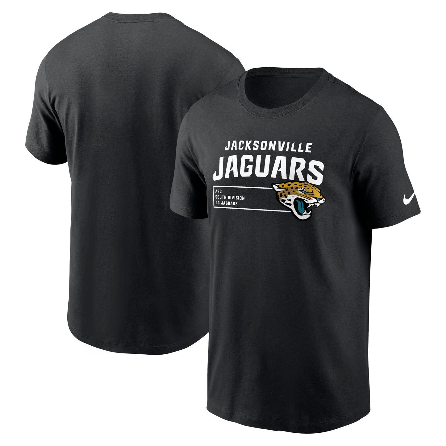 Men's Nike Black Jacksonville Jaguars Division Essential T-Shirt