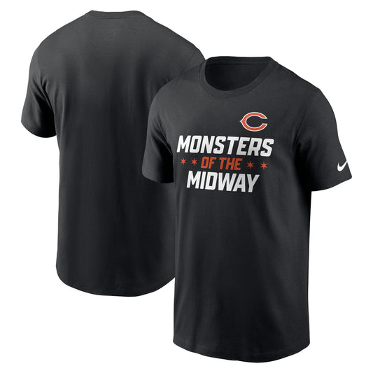 Men's Nike  Black Chicago Bears Local Essential T-Shirt