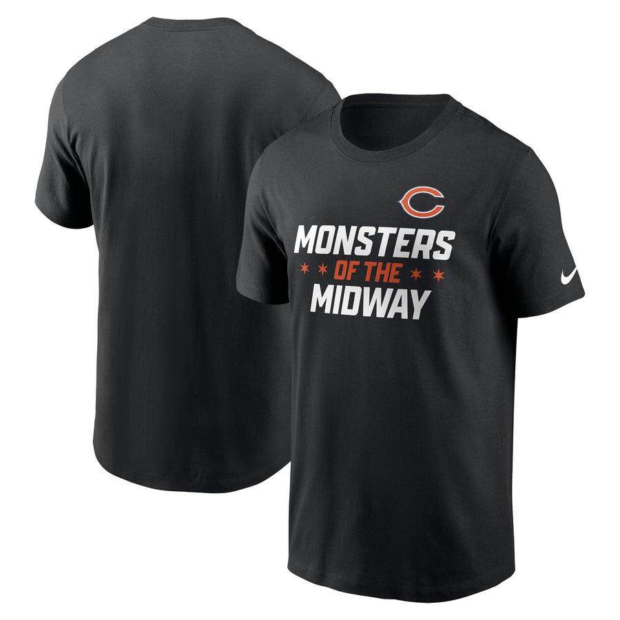 Men's Nike  Black Chicago Bears Local Essential T-Shirt