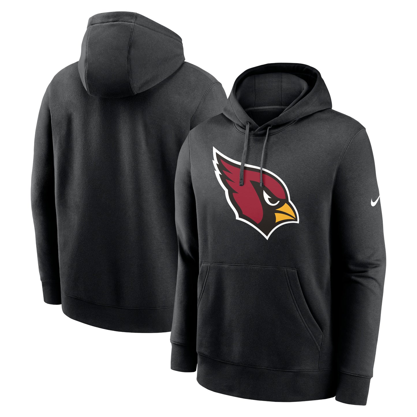 Men's Nike  Black Arizona Cardinals Rewind Club Pullover Hoodie