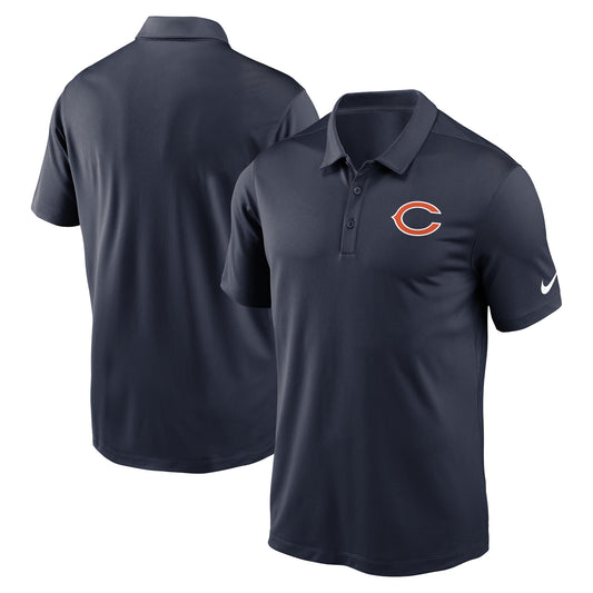 Men's Nike Navy Chicago Bears Franchise Logo Performance Polo