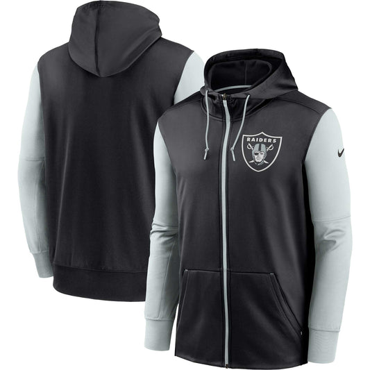 Men's Nike  Black Las Vegas Raiders Performance Full-Zip Hoodie