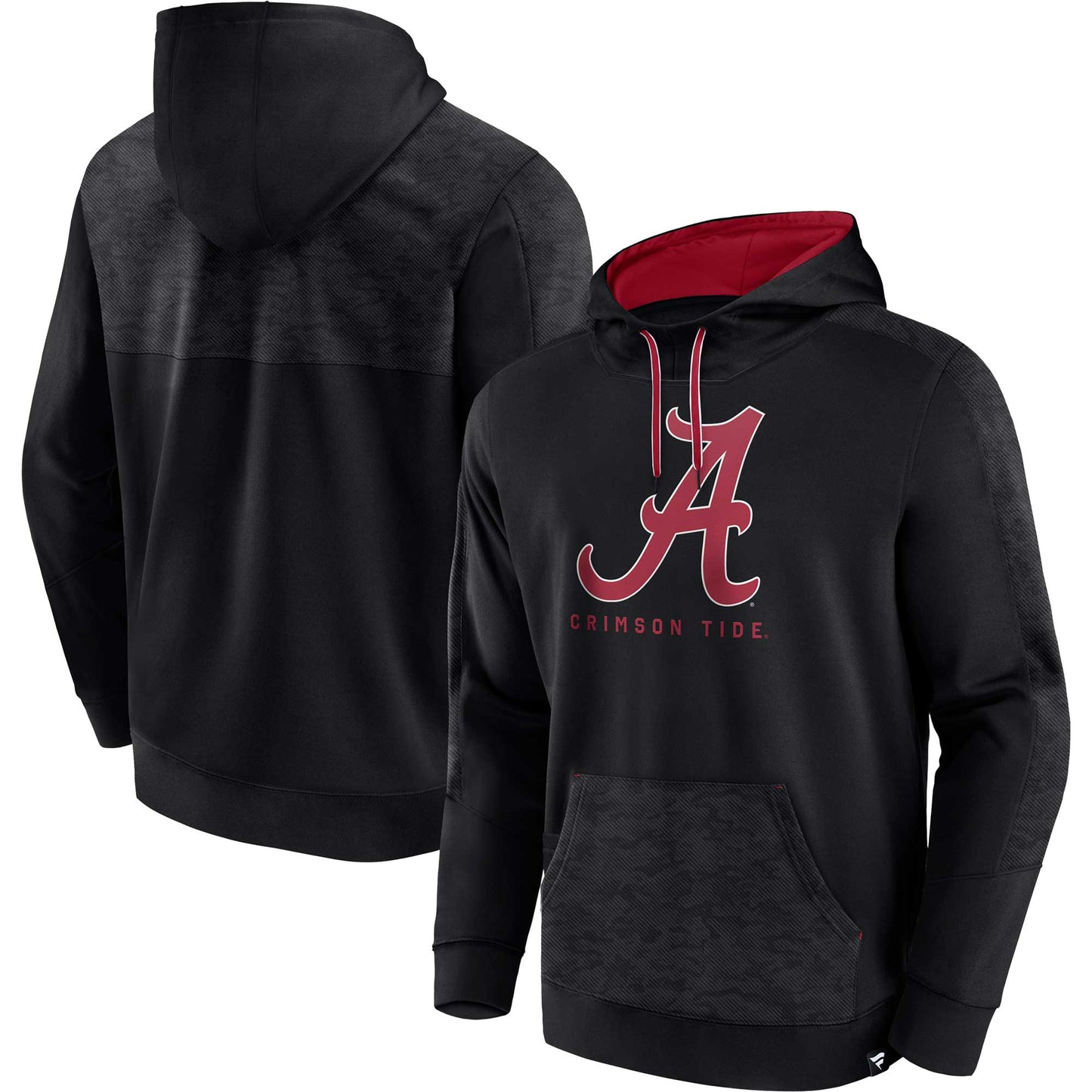 Men's Fanatics Black Alabama Crimson Tide Defender Pullover Hoodie