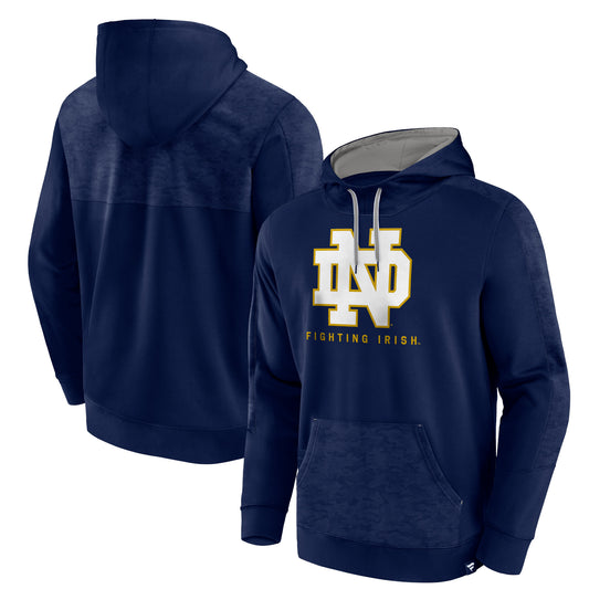 Men's Fanatics Navy Notre Dame Fighting Irish Defender Pullover Hoodie