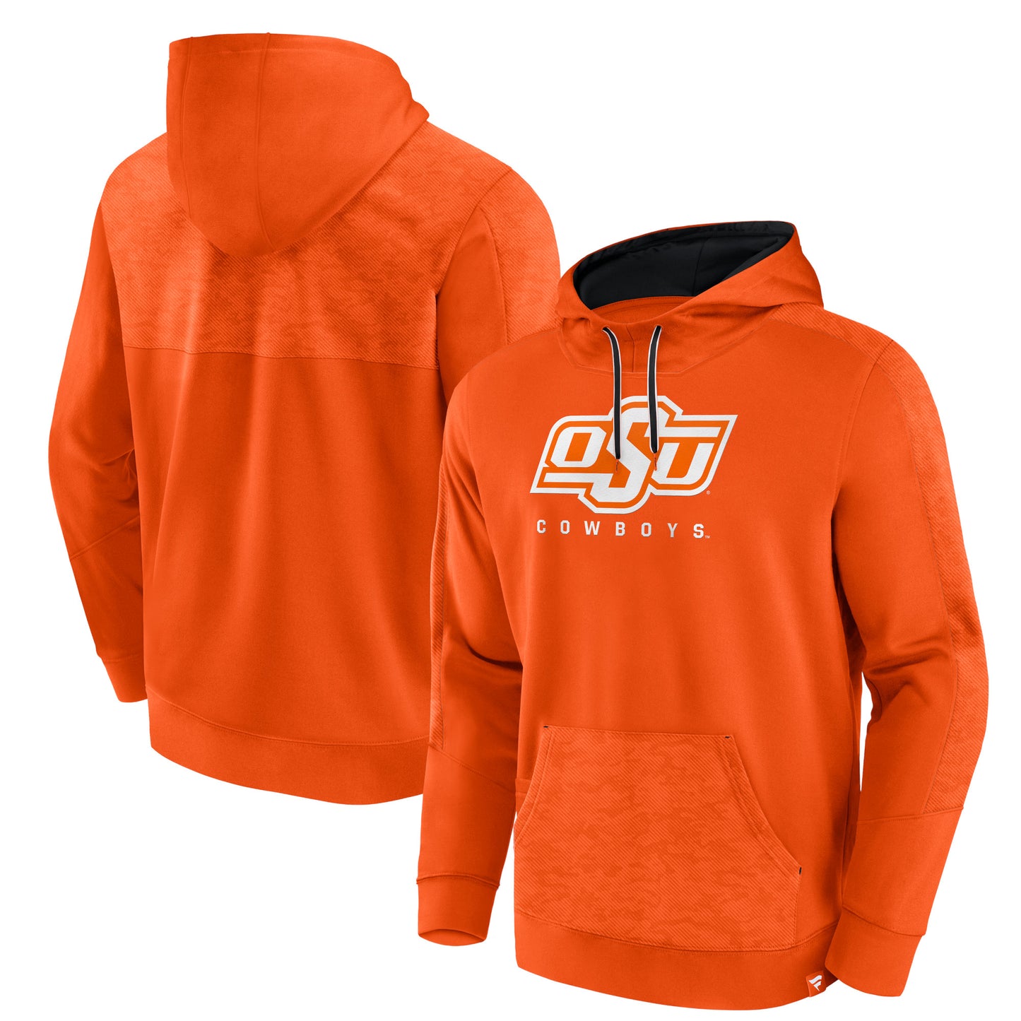 Men's Fanatics Orange Oklahoma State Cowboys Defender Pullover Hoodie