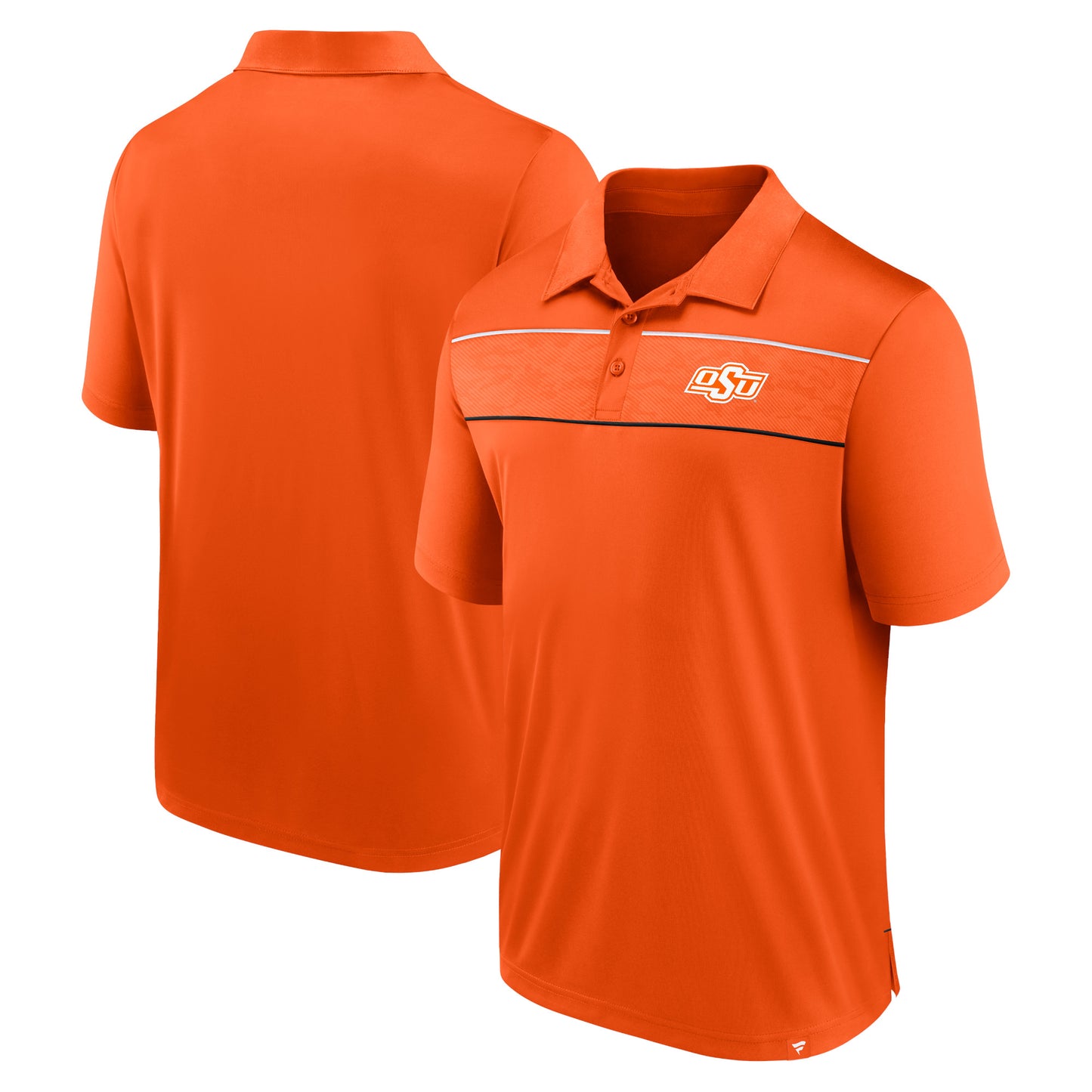 Men's Fanatics  Orange Oklahoma State Cowboys Defender Polo