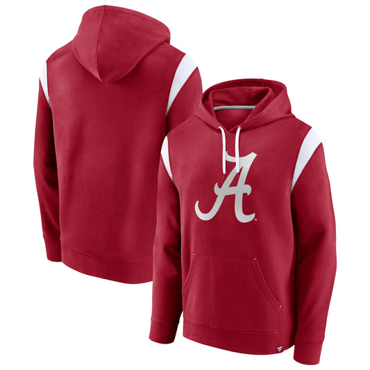 Men's Fanatics Crimson Alabama Crimson Tide Gym Rat Pullover Hoodie