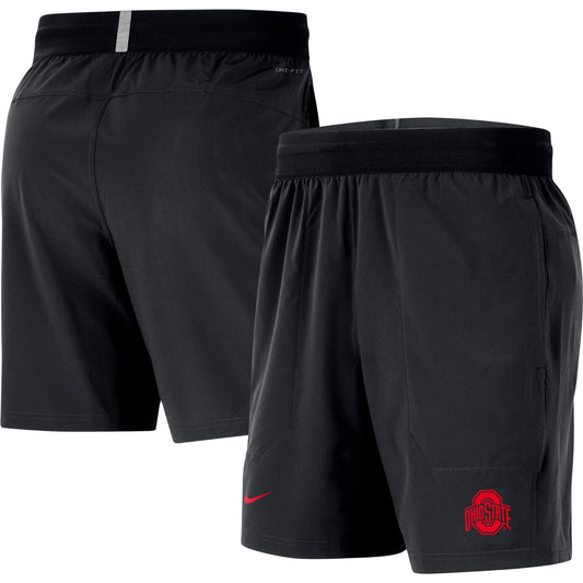 Men's Nike  Black Ohio State Buckeyes Player Performance Shorts