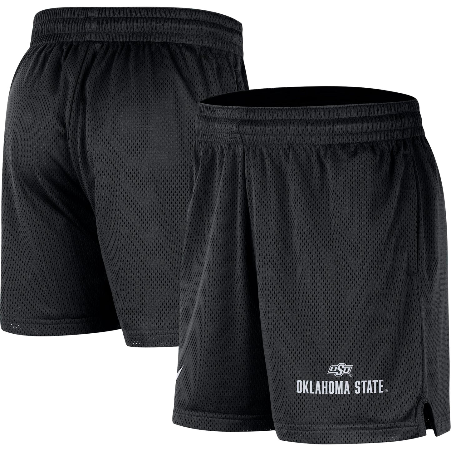 Men's Nike Black Oklahoma State Cowboys Mesh Performance Shorts