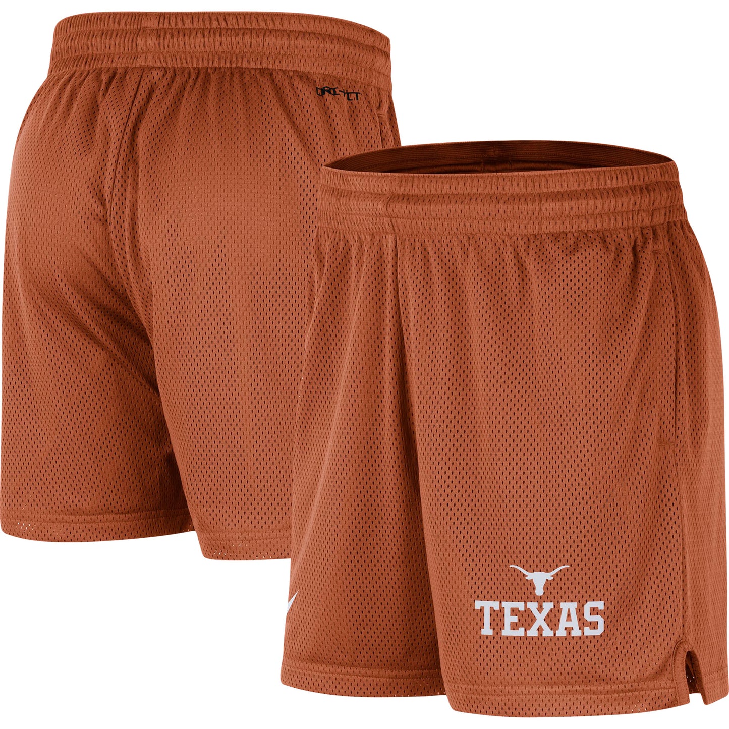 Men's Nike Texas Orange Texas Longhorns Mesh Performance Shorts