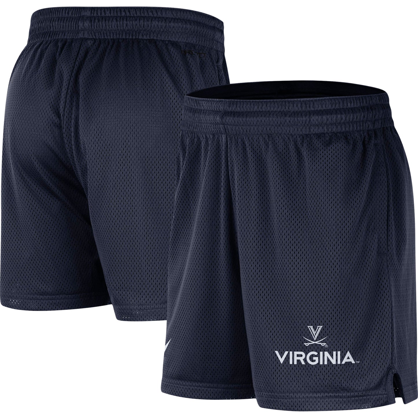 Men's Nike Navy Virginia Cavaliers Mesh Performance Shorts