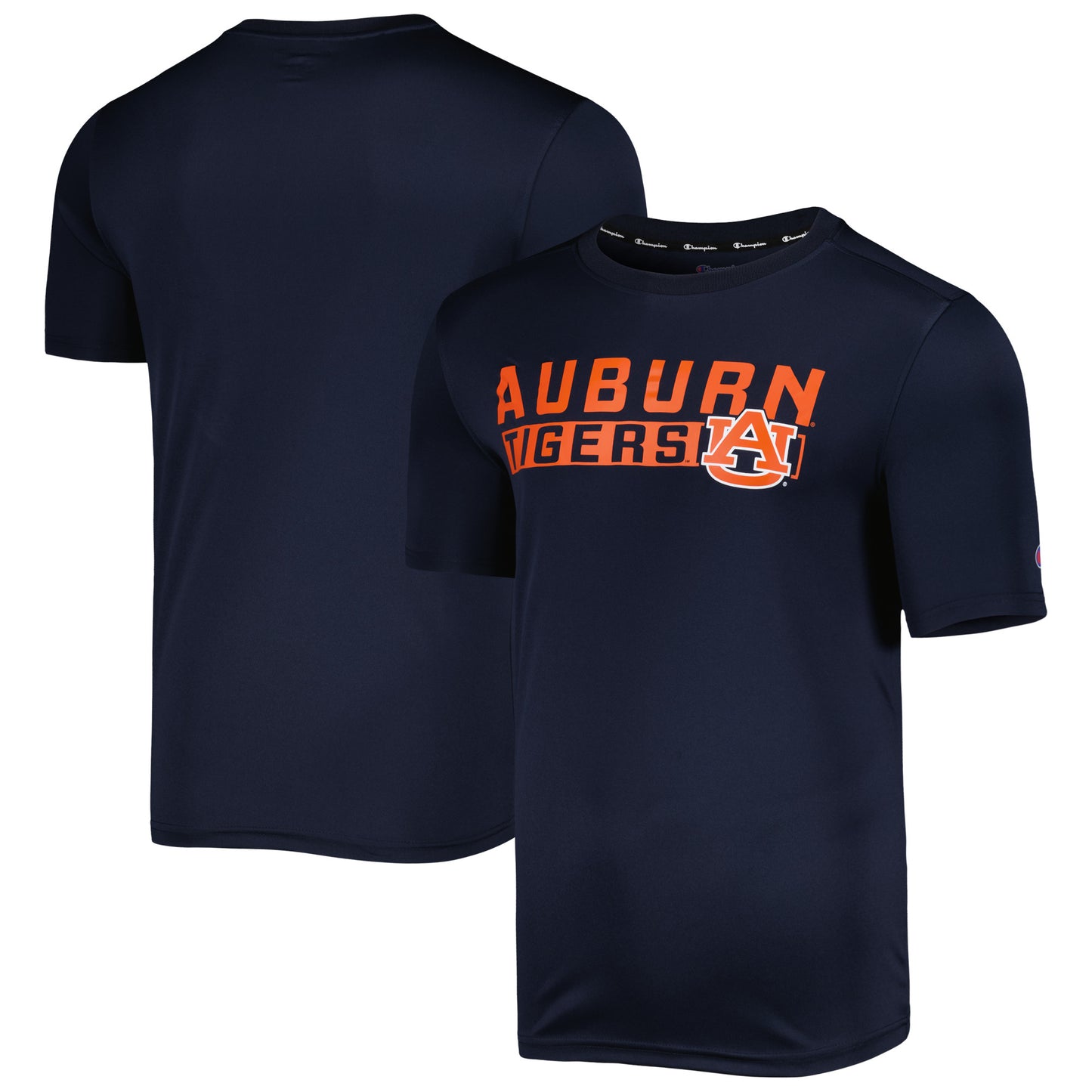 Men's Champion Navy Auburn Tigers Impact Knockout T-Shirt