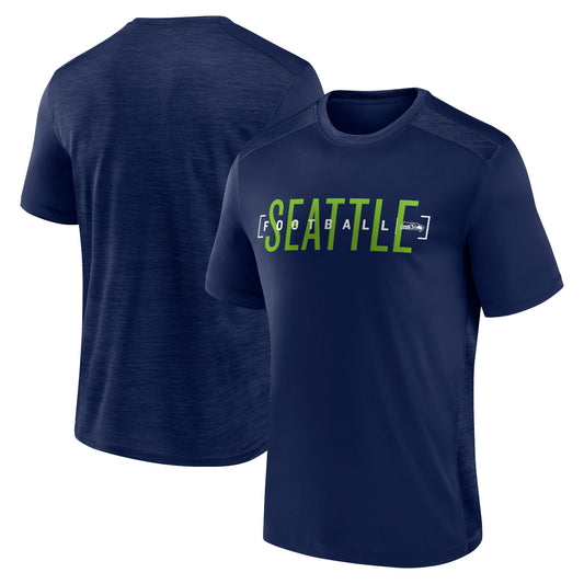 Men's Fanatics College Navy Seattle Seahawks End Zone T-Shirt