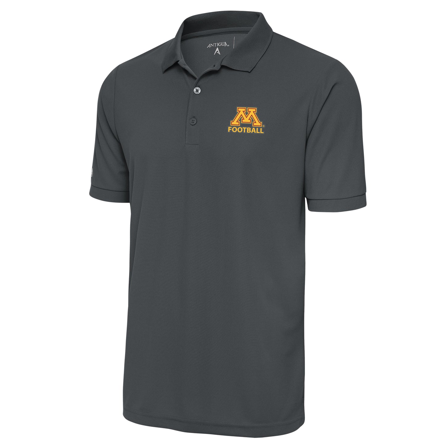 Men's Antigua Gray Minnesota Golden Gophers Football Big & Tall Legacy Pique Polo