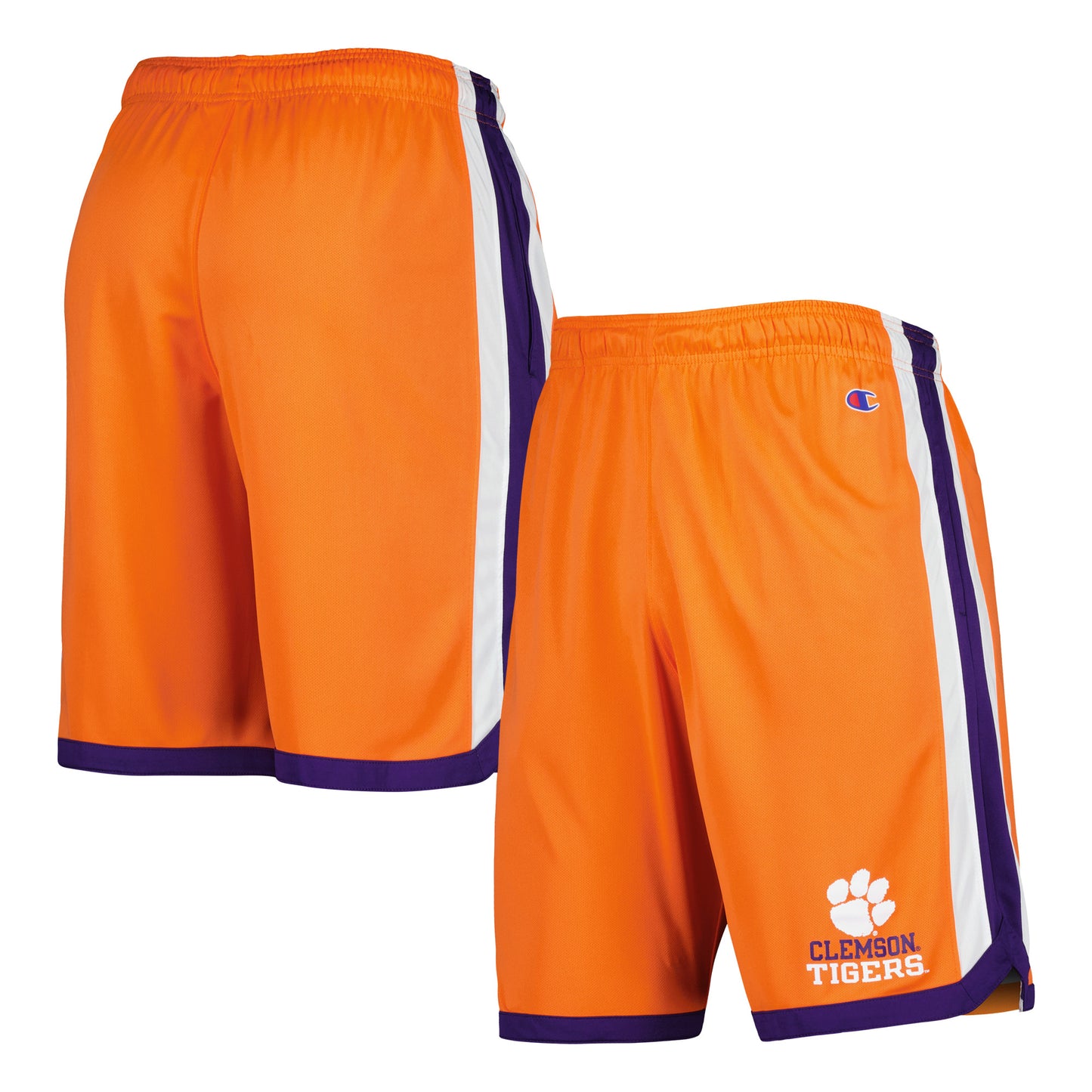 Men's Champion Orange Clemson Tigers Basketball Shorts