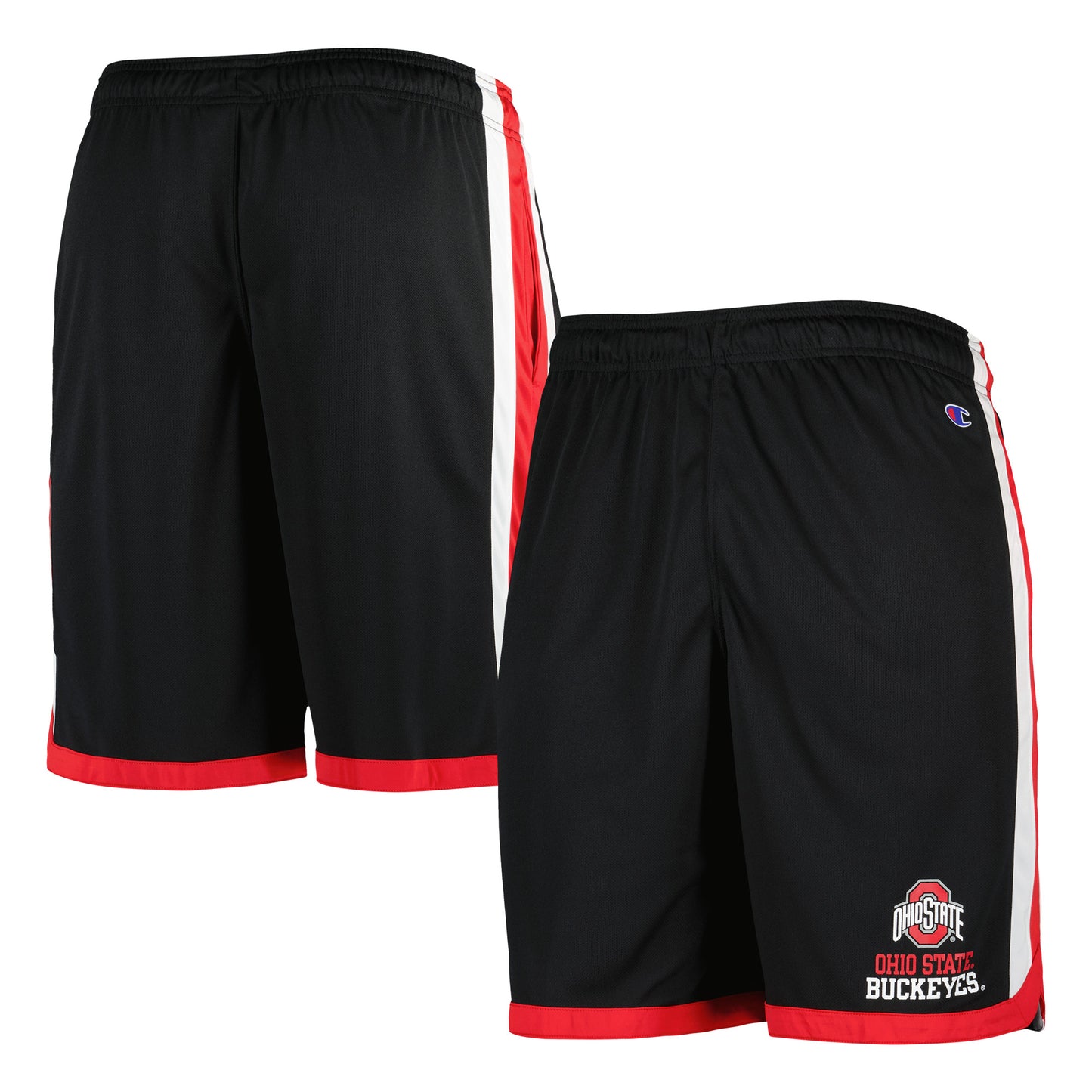 Men's Champion Black Ohio State Buckeyes Basketball Shorts