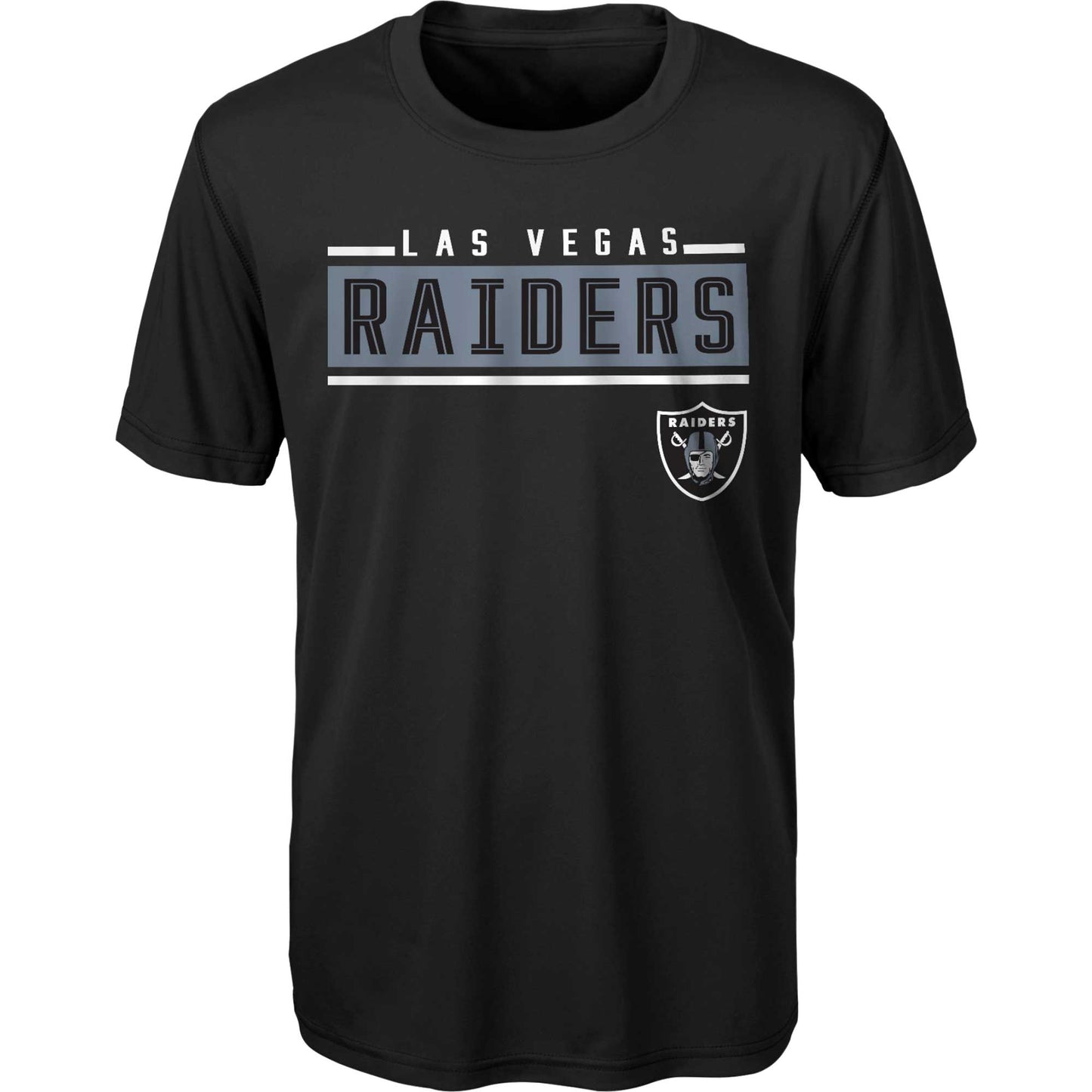 Youth Black Las Vegas Raiders Amped Up T-Shirt