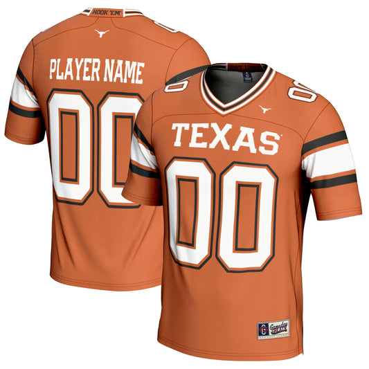 Youth GameDay Greats Texas Orange Texas Longhorns NIL Pick-A-Player Football Jersey