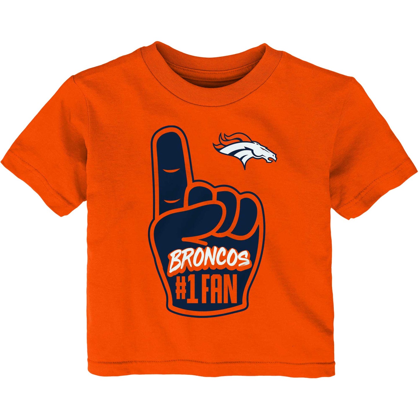 Infant Orange Denver Broncos Hand-Off T-Shirt