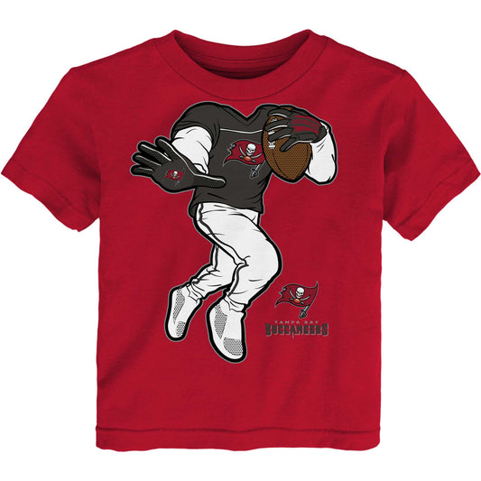 Toddler Red Tampa Bay Buccaneers Stiff Arm T-Shirt