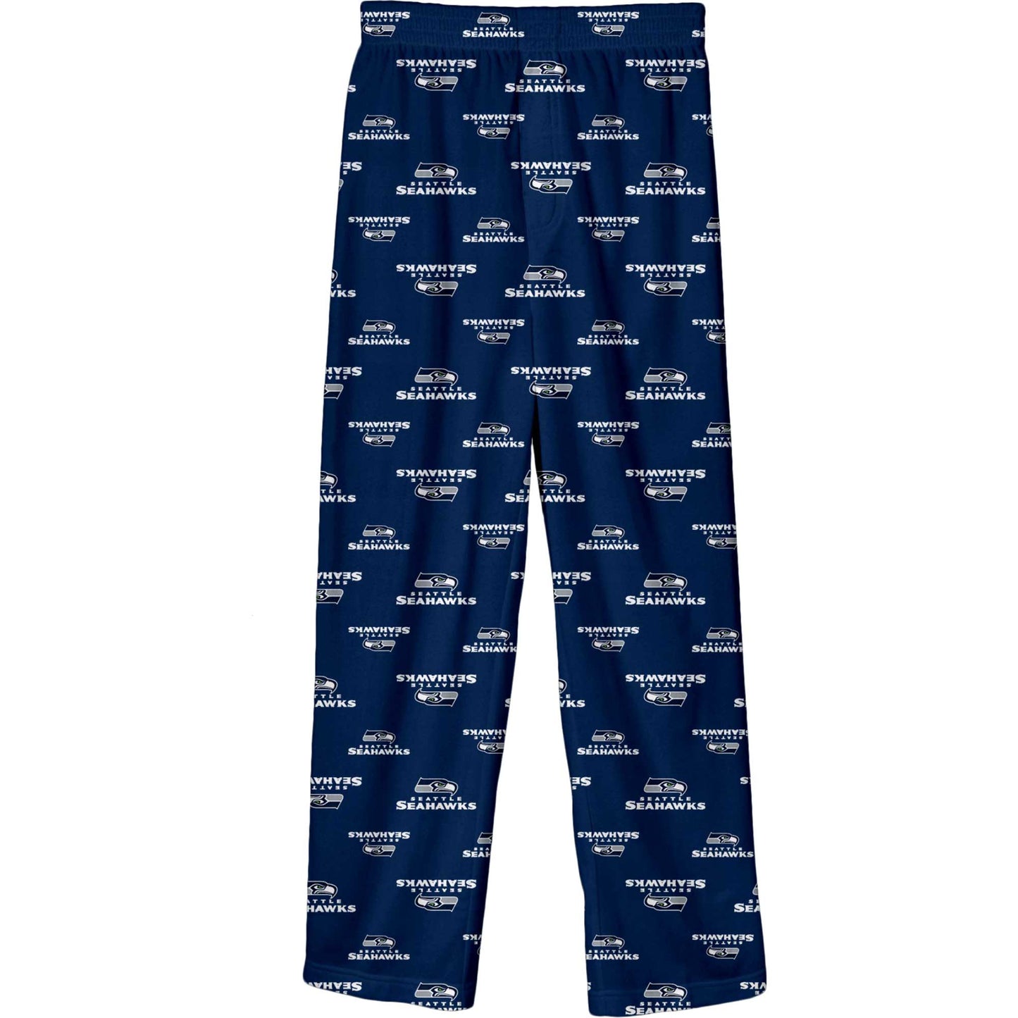 Youth Navy Seattle Seahawks Team Color Printed Pajama Pants