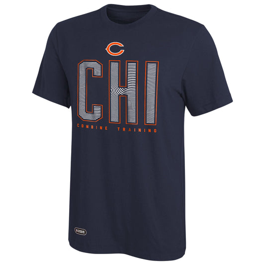 Men's Navy Chicago Bears Record Setter T-Shirt