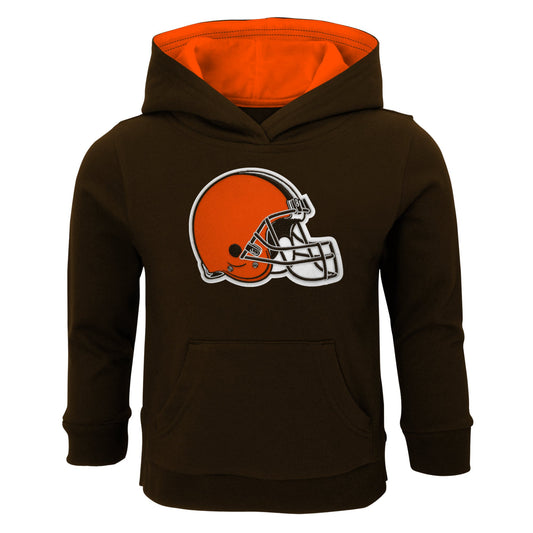 Toddler Brown Cleveland Browns Prime Pullover Hoodie