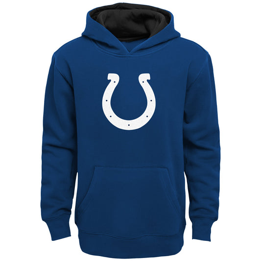 Youth Royal Indianapolis Colts Prime Pullover Hoodie