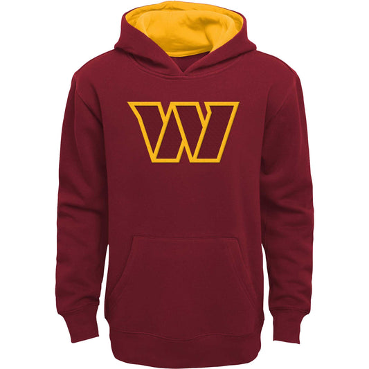 Youth Burgundy Washington Commanders Prime Pullover Hoodie