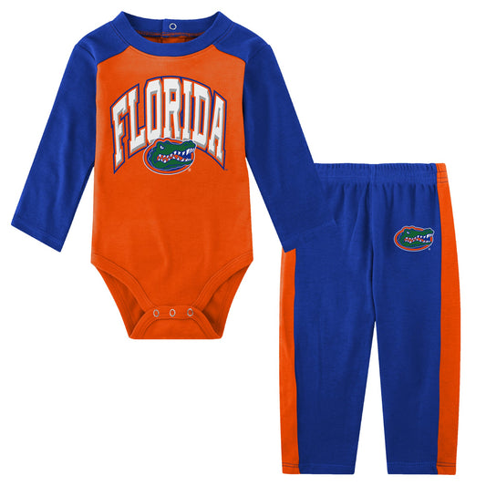 Infant Royal Florida Gators Rookie Of The Year Long Sleeve Bodysuit and Pants Set