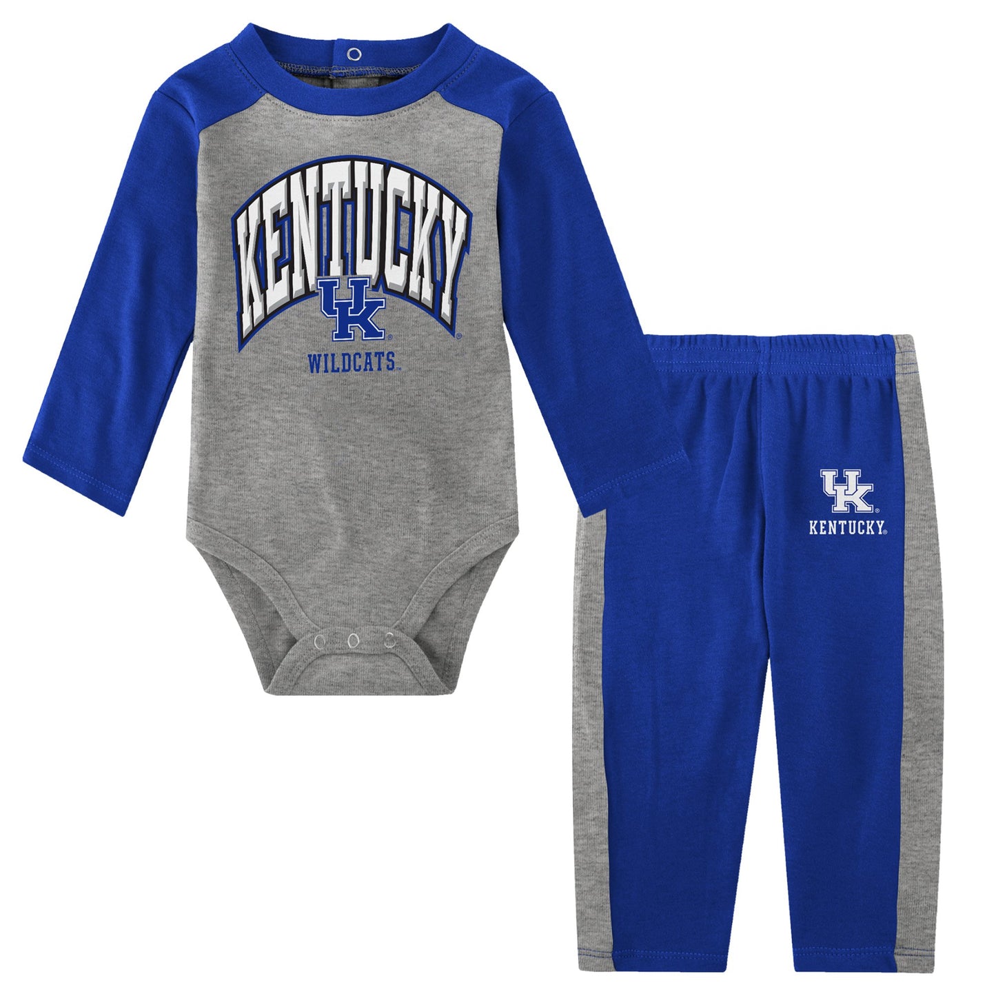 Infant Royal Kentucky Wildcats Rookie Of The Year Long Sleeve Bodysuit and Pants Set