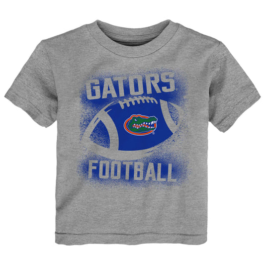 Toddler  Heather Gray Florida Gators Stencil T-Shirt