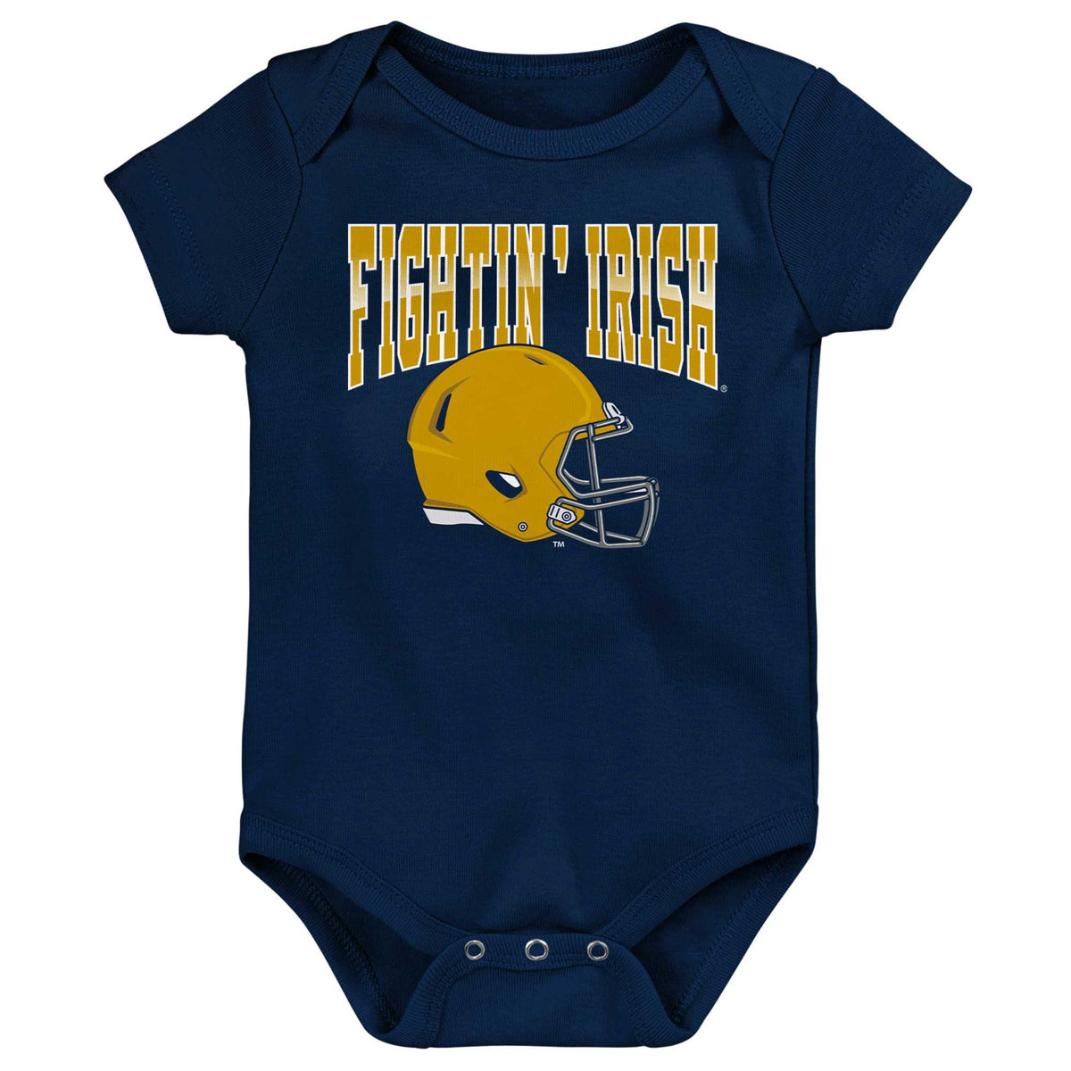 Newborn & Infant Navy Notre Dame Fighting Irish New Horizon Bodysuit