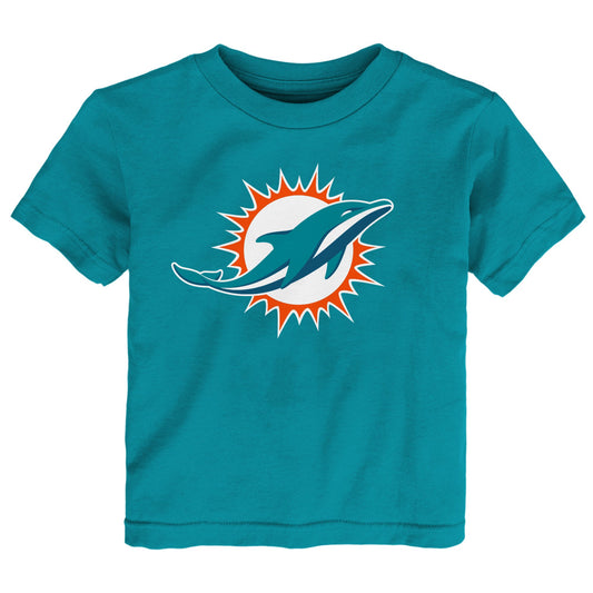 Toddler Aqua Miami Dolphins Primary Logo T-Shirt