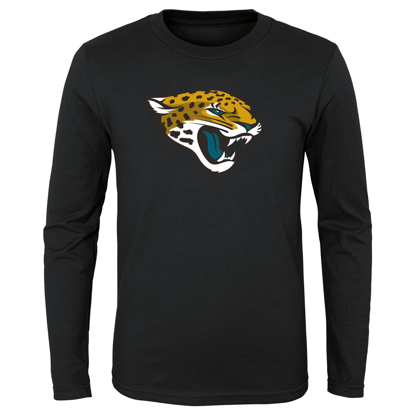 Youth Black Jacksonville Jaguars Primary Logo Long Sleeve T-Shirt